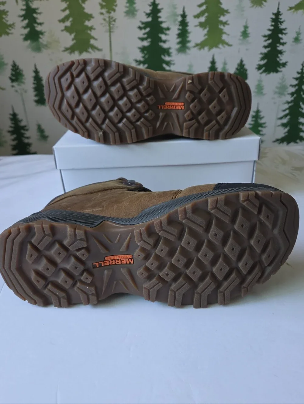 Merrell Forestbound Brown Waterproof Hiking Boots
